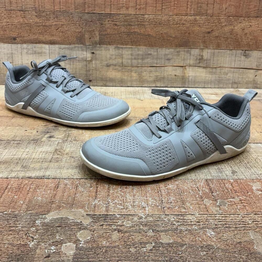Xero Shoes Prio Neo Shoes Mens Size 11 44 Gray Mesh Running Sneaker Barefoot